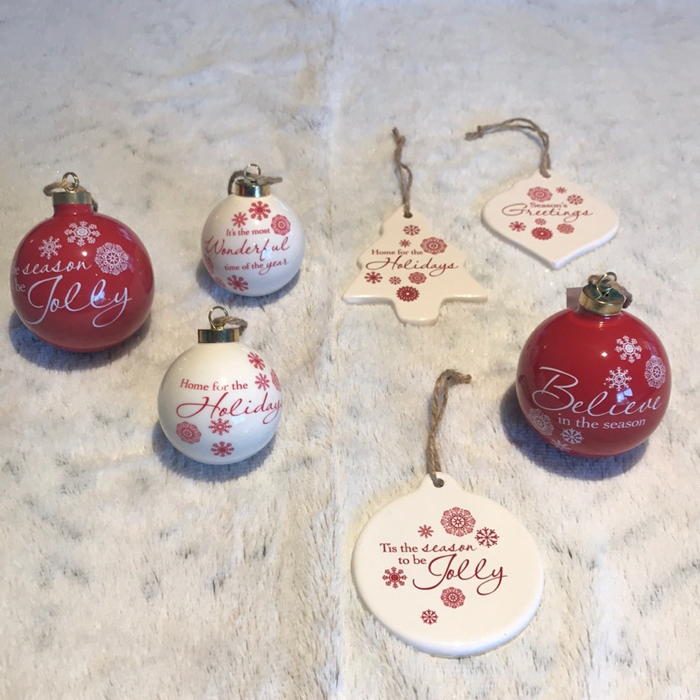 Beautifull combination X-MAS ceramix ornaments 🎅